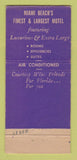 Matchbook Cover - Carib Motel Miami Beach FL WEAR 30 Stick