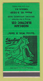 Matchbook Cover - Norcan Electric Terrace BC girlie 30 Strike