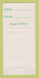 Matchbook Cover - Baquettis Netti's Bar 30 Strike