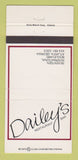 Matchbook Cover - Dailey's Restaurant Bar Atlanta GA 30 Strike