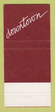 Matchbook Cover - Dailey's Restaurant Bar Atlanta GA 30 Strike