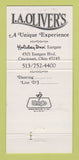 Matchbook Cover - Rudy V's Restaurant Holiday Inn Cincinnati OH 30 Strike