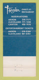 Matchbook Cover - Tangier Restaurant Akron OH WEAR 30 Strike