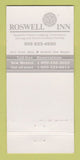 Matchbook Cover - Roswell Inn NM 30 Strike