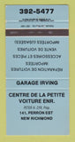 Matchbook Cover - Centre De La Petite New Richmond BC 30 Strike