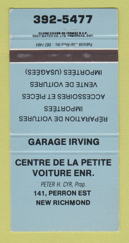 Matchbook Cover - Centre De La Petite New Richmond BC 30 Strike
