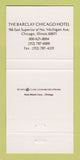 Matchbook Cover - The Blarclay Club Chicago IL 30 Strike