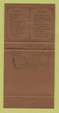 Matchbook Cover - Digger Dan's Mining Steaks Gilroy CA 30 Strike