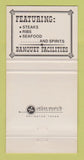 Matchbook Cover - Overland Stage Company Atascadero CA 30 Strike