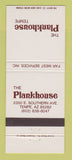 Matchbook Cover - Plankhouse Tempe AZ 30 Strike