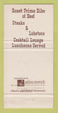 Matchbook Cover - Prime Rib Inn Torrance CA 30 Strike