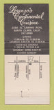 Matchbook Cover - Lorenzo's Restaurant Santa Clara CA 30 Strike
