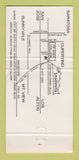 Matchbook Cover - Sandpiper Restaurant Cupertino CA 30 Strike