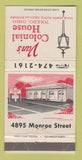 Matchbook Cover - Van's Colonial House Toledo OH 30 Strike