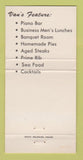 Matchbook Cover - Van's Colonial House Toledo OH 30 Strike