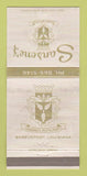 Matchbook Cover - Sansone's Restaurant Shreveport LA WEAR 30 Strike