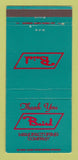 Matchbook Cover - Baird Manufacturing 30 Strike