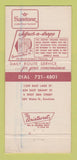Matchbook Cover - Falconer's Vogue Cleaners WEAR 30 Strike