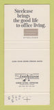 Matchbook Cover - Steelcase Office Furniture Philadelphia PA Pomerantz 30 Strike