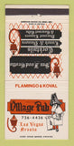 Matchbook Cover - Village Pub Las Vegas NV restaurant 30 Strike