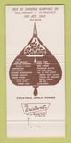 Matchbook Cover - The Bellows San Jose CA restaurant 30 Strike