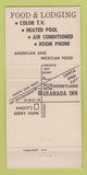 Matchbook Cover - Granada Inn Restaurant Anaheim CA girlie 30 Strike