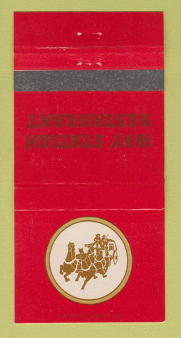 Matchbook Cover - Way Station Restaurant El Toro CA 30 Strike