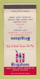 Matchbook Cover - Brigadoon Restaurant Vacaville CA 30 Strike