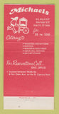 Matchbook Cover - Michael's New England Seafood Sunnyvale CA 30 Strike