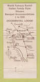 Matchbook Cover - Negri's Fine Food Occidental Lodge CA 30 Strike