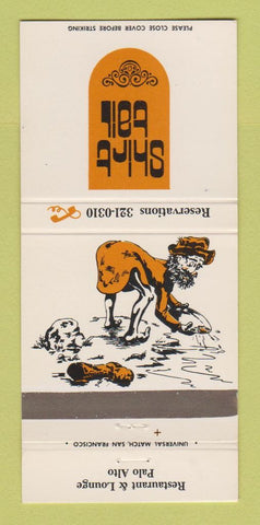 Matchbook Cover - Shirt Tail Restaurant Palo Alto CA 30 Strike