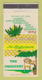 Matchbook Cover - The Greenery San Rafael Santa Rosa CA  30 Strike