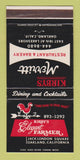Matchbook Cover - Kirby's Elegant Farmer Oakland CA 30 Strike