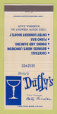 Matchbook Cover - Betty's Duffy's Restaurant Gardena CA 30 Strike