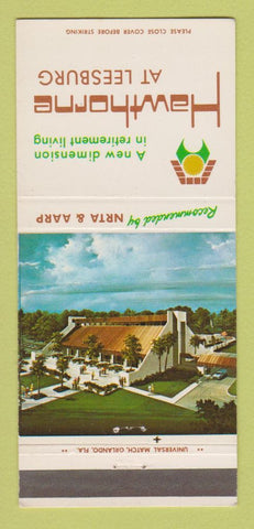 Matchbook Cover - Hawthorne Retirement Living Leesburg FL 30 Strike