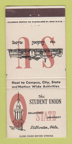 Matchbook Cover - Oklahoma State University Stillwater OK 30 Strike