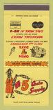 Matchbook Cover - Nu 5 Auto Parts  Downey Southgate CA 30 Strike