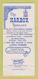Matchbook Cover - Harbor Restaurant Santa Barbara CA WORN 30 Strike