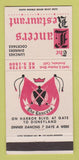 Matchbook Cover - Lancers Restaurant Anaheim CA 30 Strike