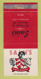Matchbook Cover - Sain's Restaurant Chicago IL WEAR 30 Strike