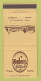 Matchbook Cover - Bodega Steak Restaurant Fort Lauderdale Miami FL 30 Strike
