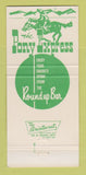Matchbook Cover - Pony Express Restaurant Cortez Colorado 30 Strike