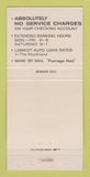 Matchbook Cover - Hacienda Bank La Habra CA 30 Strike