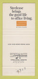 Matchbook Cover - Steelcase Office Furniture Philadelphia PA Pomerantz 30 Strike