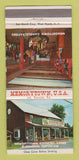 Matchbook Cover - Memorytown USA Mount Pocono PA 30 Strike