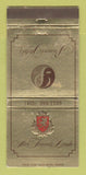 Matchbook Cover - Sir Francis Drake Hotel San Francisco CA WEAR 30 Strike