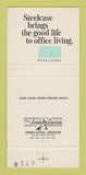 Matchbook Cover - Steelcase Office Furniture Philadelphia PA Pomerantz 30 Strike