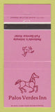 Matchbook Cover - Palos Verdes Inn Redondo Beach CA 30 Strike