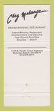 Matchbook Cover - Palos Verdes Inn Redondo Beach CA 30 Strike