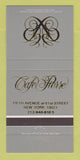 Matchbook Cover - Cafe Pierre New York City 30 Strike